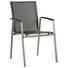 STAPELSESSEL Aluminium Anthrazit, Graphitfarben, Silberfarben - Anthrazit/Silberfarben, Design, Textil/Metall (57/89/65cm) - Stern