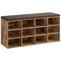 SCHUHBANK Dunkelbraun  - Dunkelbraun, Trend (104/48/30,3cm) - MID.YOU