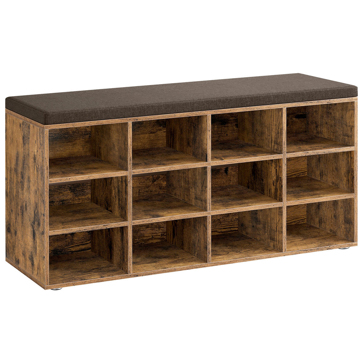 SCHUHBANK Dunkelbraun  - Dunkelbraun, Trend (104/48/30,3cm) - MID.YOU