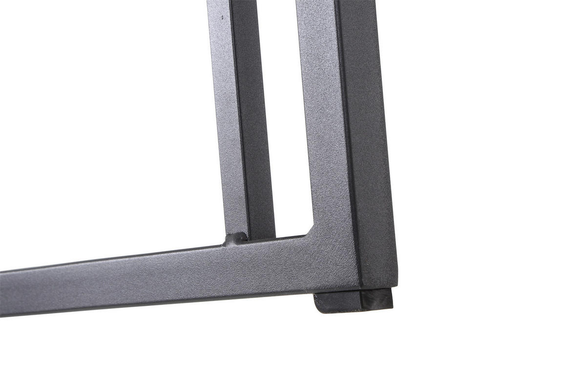 GARTENBEISTELLTISCH  - Anthrazit, Basics, Metall (33,5/50/40cm) - Siena Garden