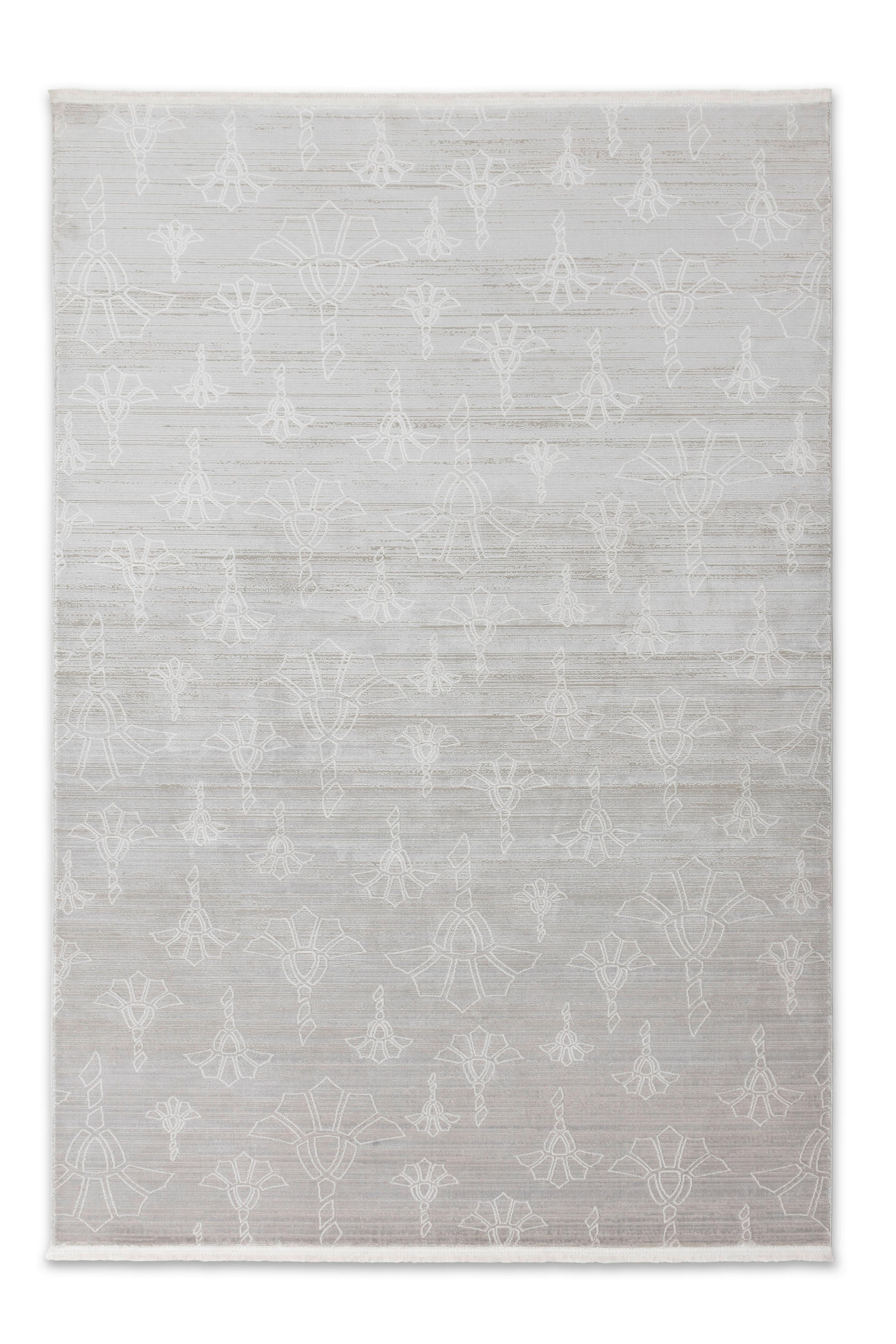WEBTEPPICH 140/200 cm New Cornflower Silberfarben rechteckig  - Silberfarben, Basics, Textil (140/200cm) - Joop!