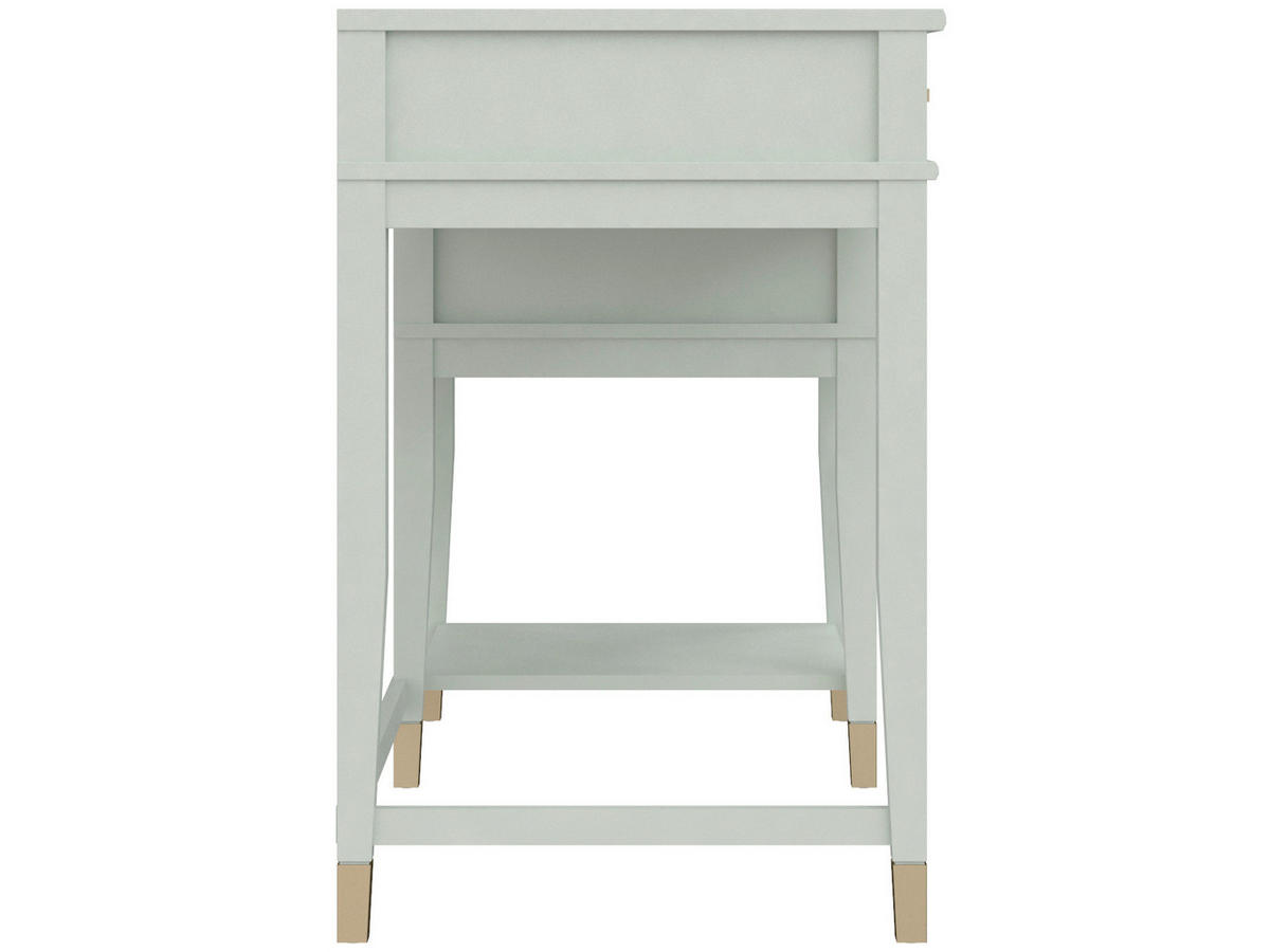 SCHREIBTISCH 115/49/77 cm  in Grün  - Messingfarben/Grün, Design, Holzwerkstoff/Metall (115/49/77cm) - MID.YOU