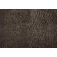 WOHNLANDSCHAFT in Struktur Mokka  - Schwarz/Mokka, KONVENTIONELL, Textil/Metall (253/357/188cm) - Carryhome