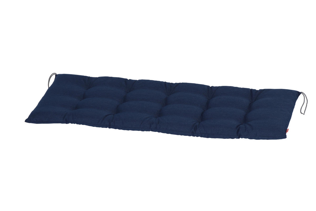 BANKAUFLAGE Uni  - Blau, KONVENTIONELL, Textil (48/6/140cm) - Siena Garden