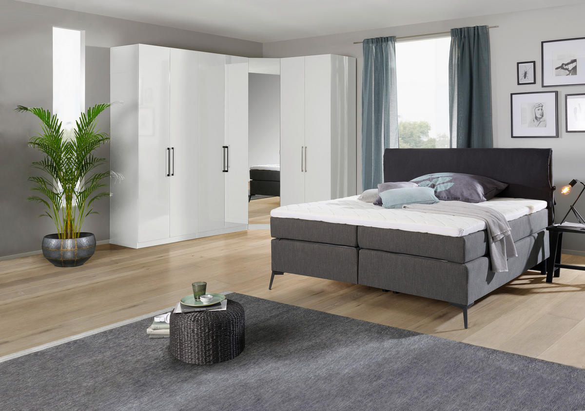 KORPUS ORMARA ZA ODJEĆU  bijela  91/242/57 cm    - bijela, Konvencionalno, drvni materijal (91/242/57cm) - Hom`in