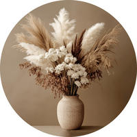 METALLBILD Blumen, Frauen  - Hellbraun/Beige, Basics, Metall (40/0,3cm)