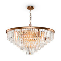 PENDELLEUCHTE Neoclassic 80/80/52 cm   - Messingfarben, Trend, Glas/Metall (80/80/52cm) - MAYTONI