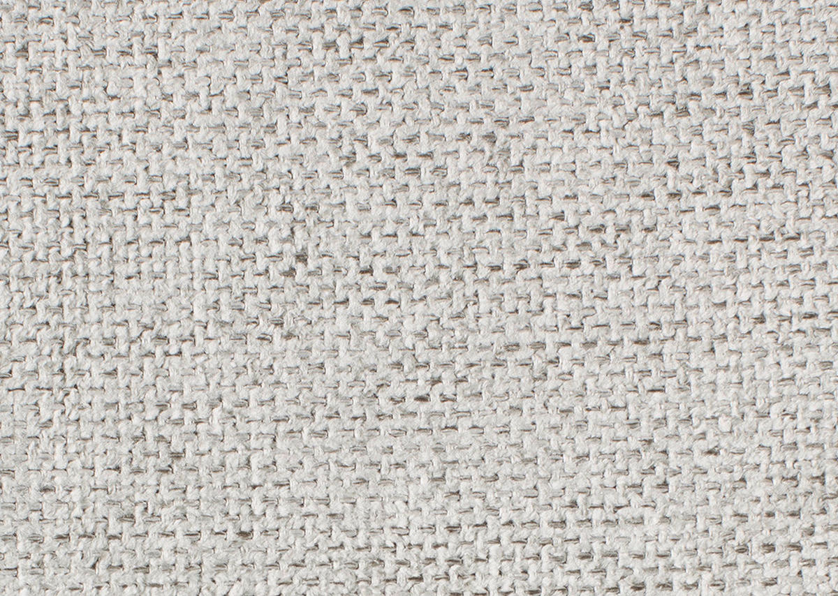 ECKSOFA in Flachgewebe Ecru  - Ecru/Schwarz, Konventionell, Textil/Metall (190/241cm) - Beldomo Comfort
