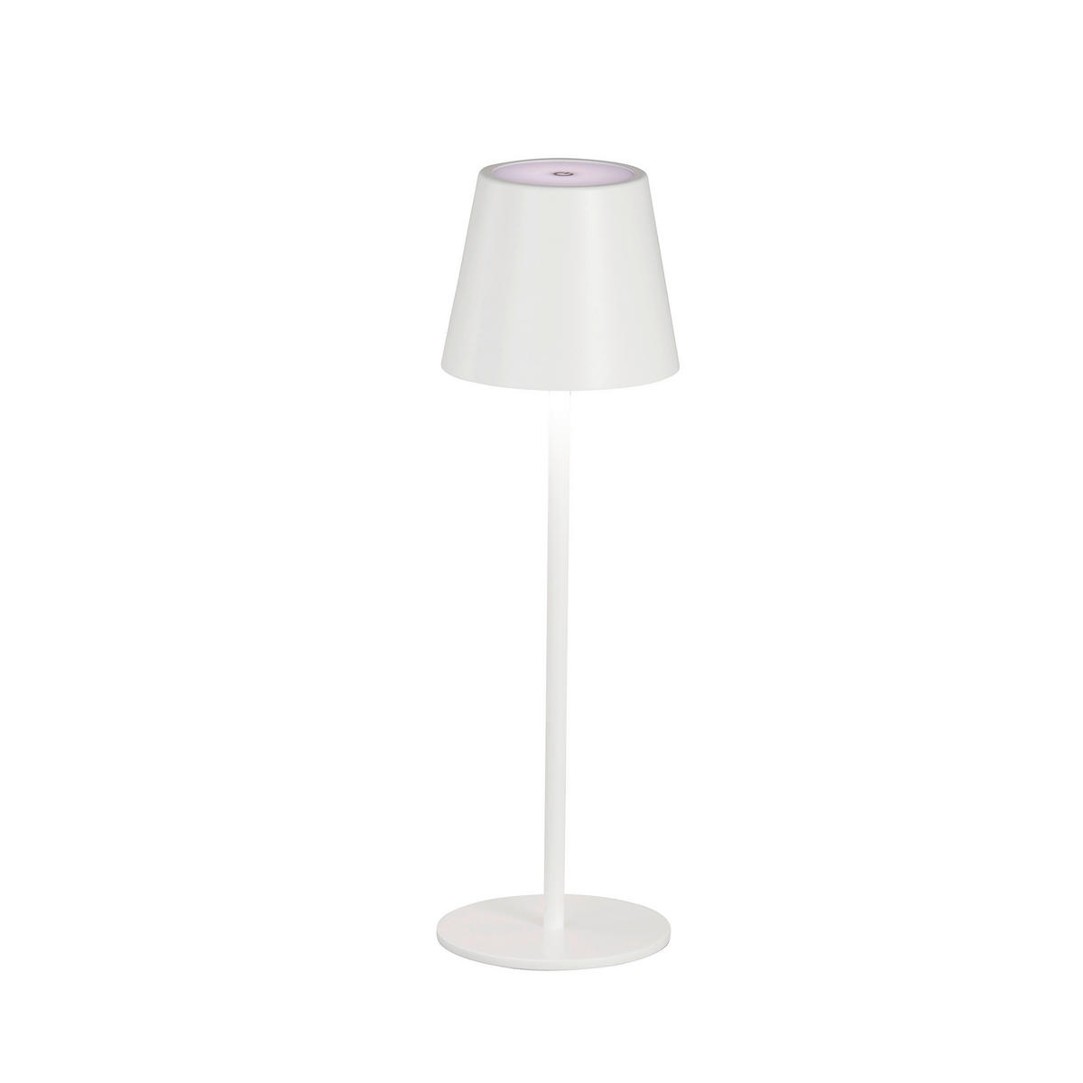 NABÍJATEĽNÁ STOLNÁ LAMPA, senzorový stmievač, 11/36,5 cm  - piesková/biela, Konventionell, kov (11/36,5cm)