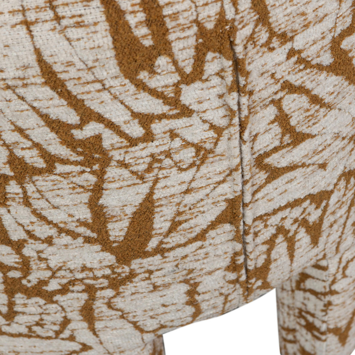 SESSEL in Webstoff Braun, Naturfarben  - Braun/Naturfarben, Design, Textil (75/76/69cm) - Livetastic