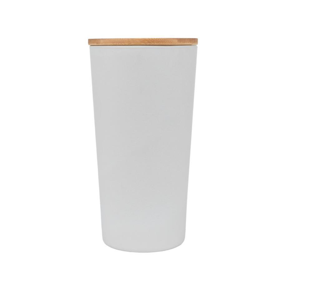 POSODA ZA SHRANJEVANJE             - svetlo rjava/bela, Basics, les/naravni materiali (1,65l)
