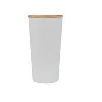 POSODA ZA SHRANJEVANJE             - svetlo rjava/bela, Basics, les/naravni materiali (1,65l)
