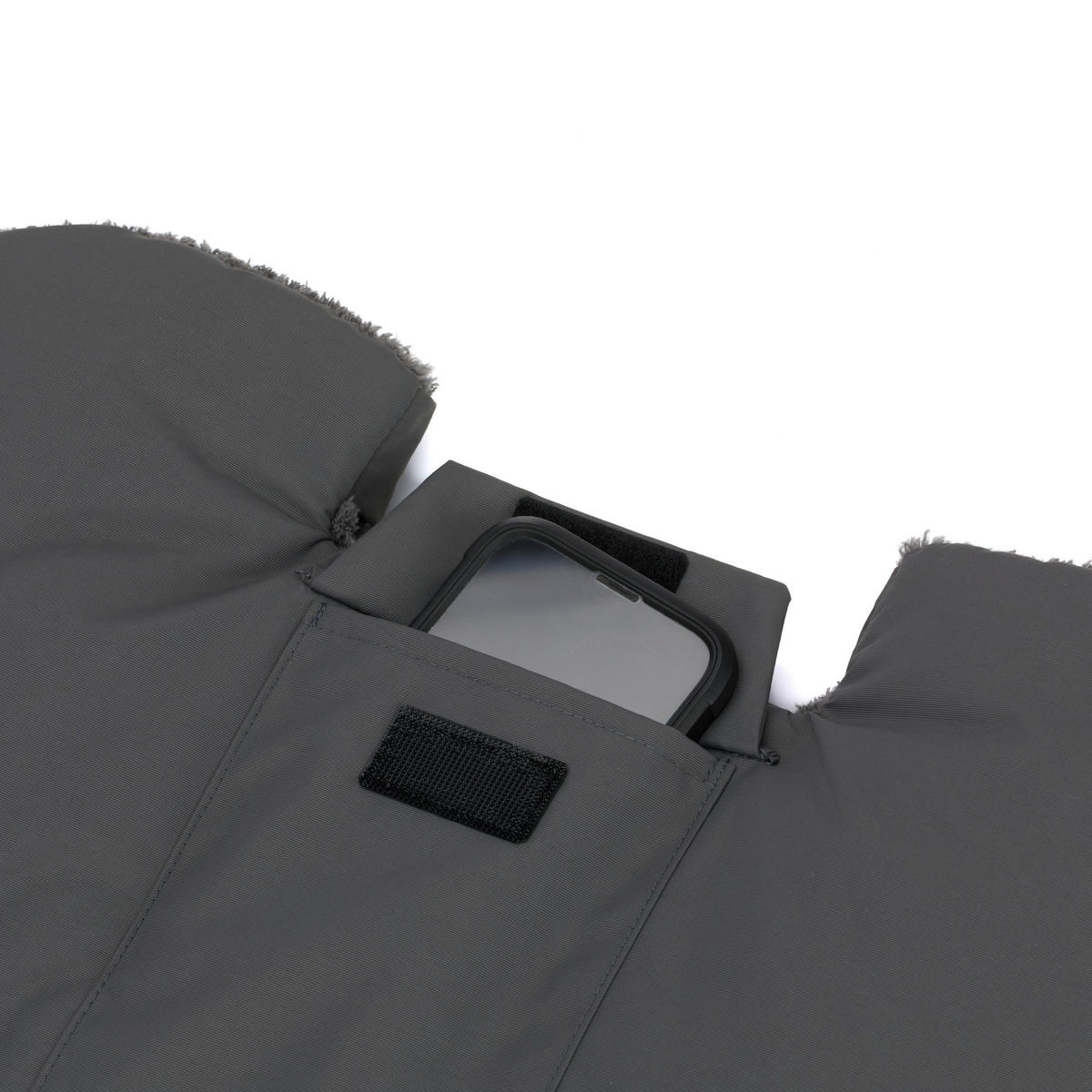 MUFF - Grau, Basics, Textil (30/46cm) - Jimmylee
