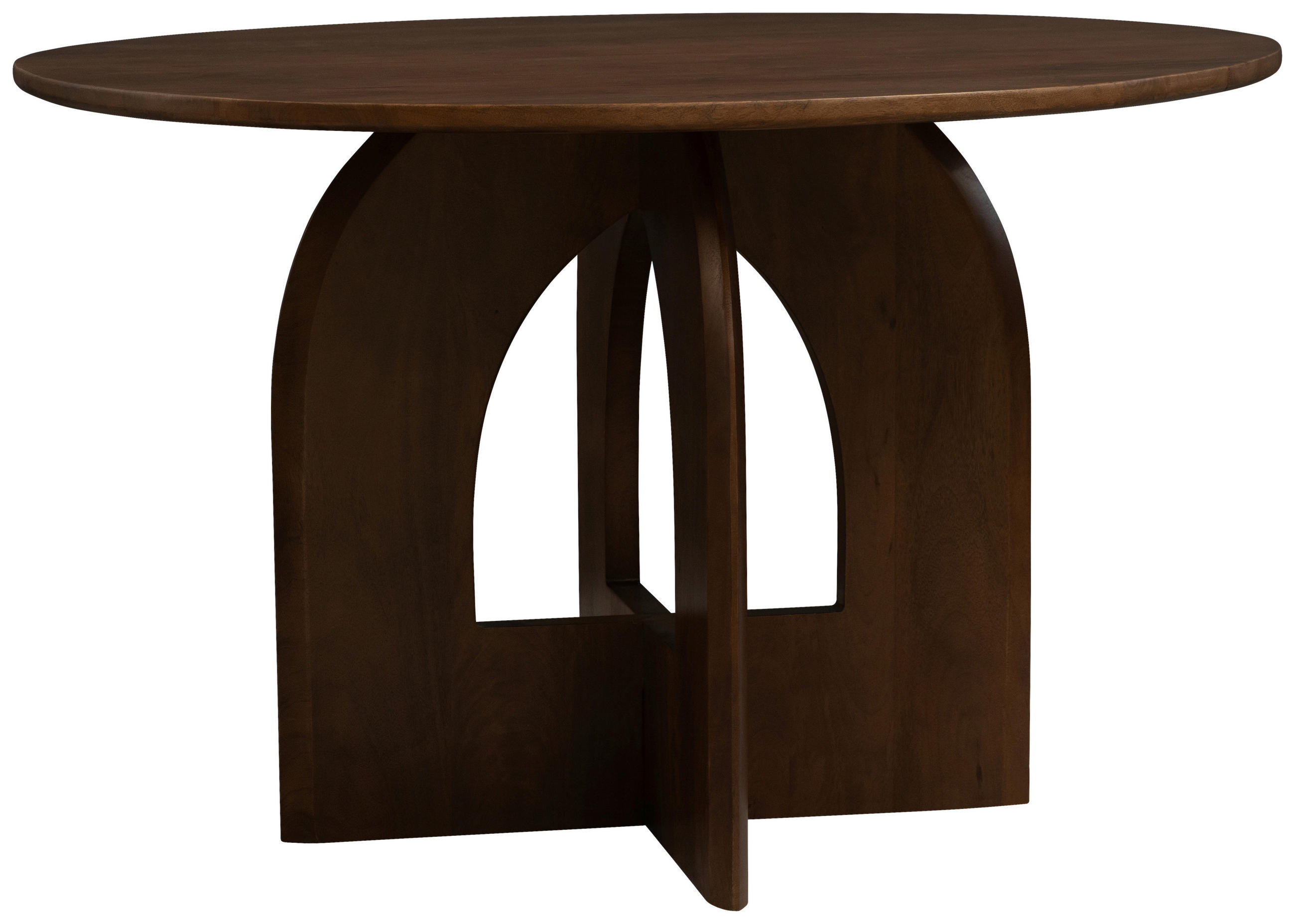 ESSTISCH in Holz, Stein 120/76/120 cm  - Beige/Walnussfarben, MODERN, Holz/Stein (120/76/120cm) - Livetastic