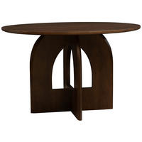 ESSTISCH in Holz, Stein 120/76/120 cm  - Beige/Walnussfarben, MODERN, Holz/Stein (120/76/120cm) - Livetastic