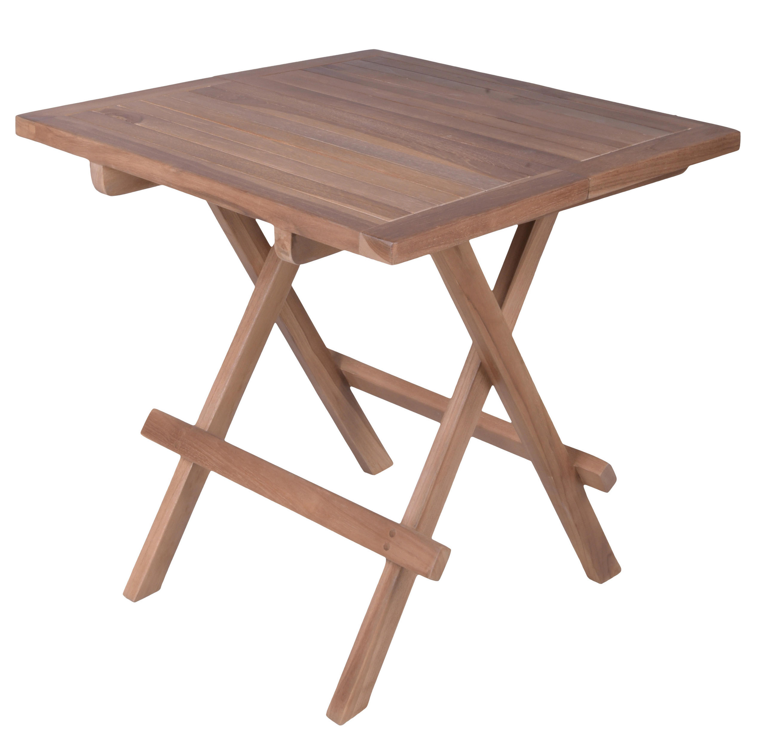 GARTENBEISTELLTISCH 50/50/50 cm Holz  - Braun, Basics, Holz (50/50/50cm) - Gardenson