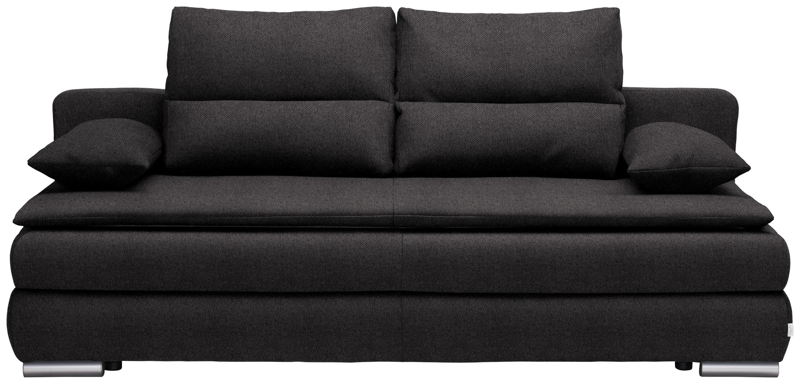 Livetastic Schlafsofa Anthrazit 207x94x90 cm