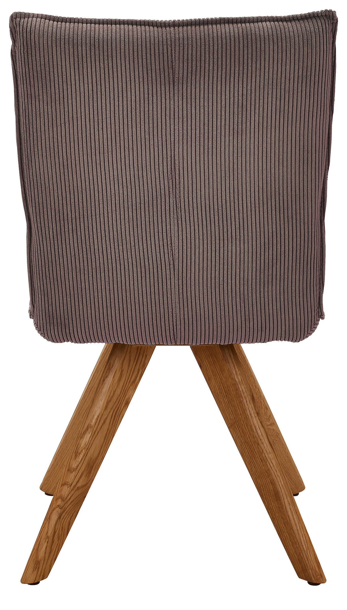 STUHL  in Feincord  - Taupe/Wildeiche, Design, Holz/Textil (47/87/62cm) - Johann Jakob