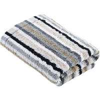HANDTUCH LIFESTYLE STREIFEN Grau  - Grau, Basics, Textil (50/100cm) - Cawoe