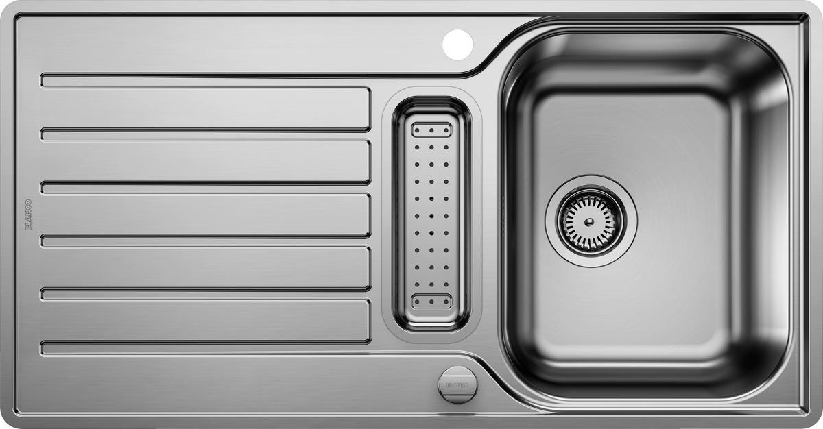 SPÜLE 517281  - Edelstahlfarben, Basics, Metall (94/16,5/49cm) - Blanco