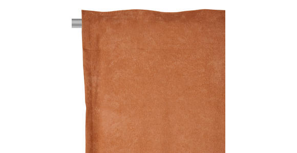 FERTIGVORHANG blickdicht  - Terracotta, Basics, Textil (135/245cm) - Esposa