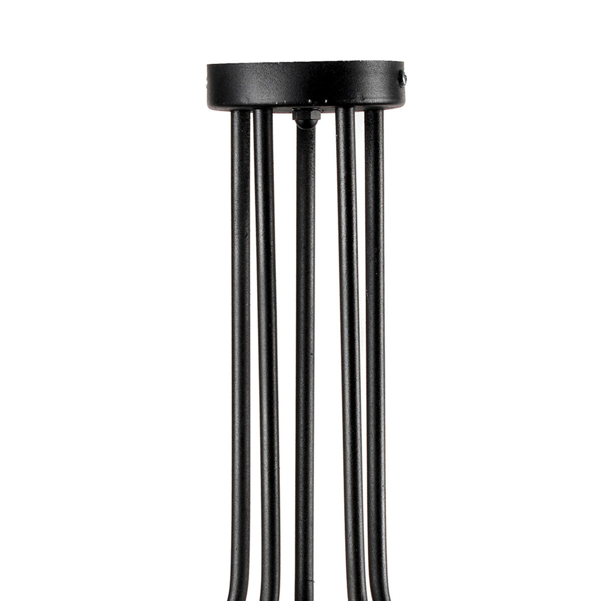 DECKENLEUCHTE 55/45 cm   - Schwarz, Basics, Metall (55/45cm)