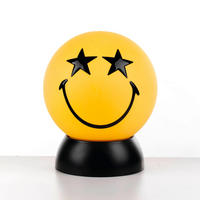 DETSKÁ STOLNÁ LAMPA, 15/15/20 cm - čierna/svetložltá, Basics, plast (15/15/20cm)