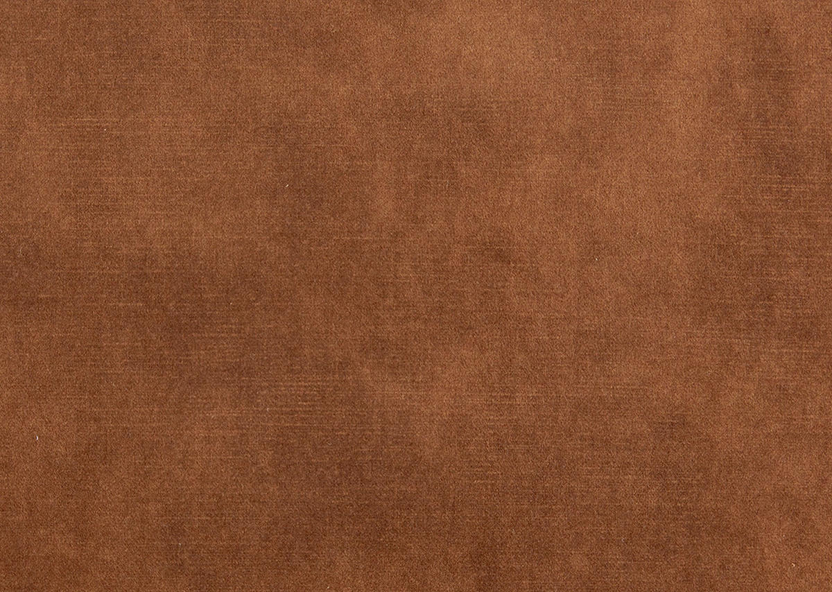 STUHL  in Velours Textil  - Rotbraun/Schwarz, Design, Textil/Metall (50/84/68cm) - Welnova