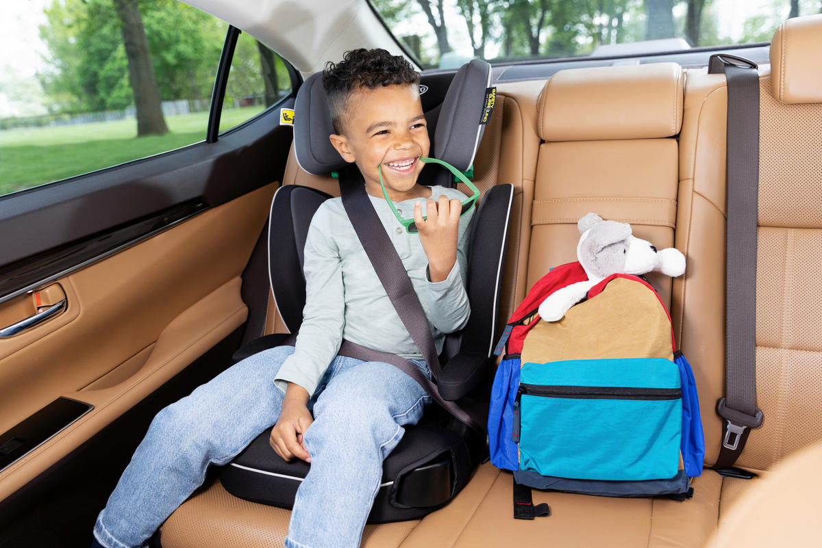 KINDERAUTOSITZ Logico L R129  - Schwarz, Basics, Kunststoff/Textil (39/46,3/64,5-85,5cm) - Graco