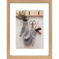 BILDERRAHMEN - Eichefarben, Basics, Glas/Holzwerkstoff (18/24cm)