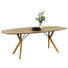 ESSTISCH in Holz, Metall 220/110/76 cm - Eichefarben/Schwarz, Design, Holz/Metall (220/110/76cm) - Lomoco ESSTISCH in Holz, Metall 220/110/76 cm - Eichefarben/Schwarz, Design, Holz/Metall (220/110/76cm) - Lomoco