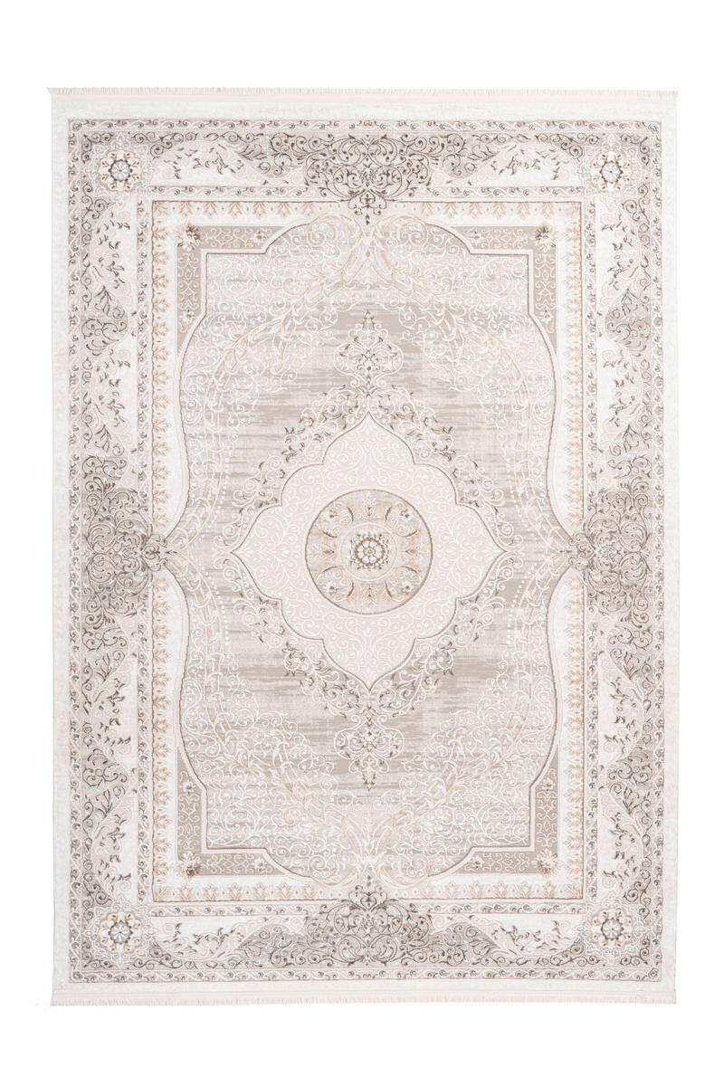 VINTAGE-TEPPICH 80/150 cm Akropolis Grau, Silberfarben  - Silberfarben/Grau, Design, Textil (80/150cm) - Kayoom