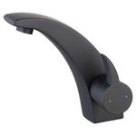 WASCHTISCHARMATUR 5,0/17,0/15,0 cm  - Schwarz, MODERN, Metall (5,0/17,0/15,0cm) - Xora
