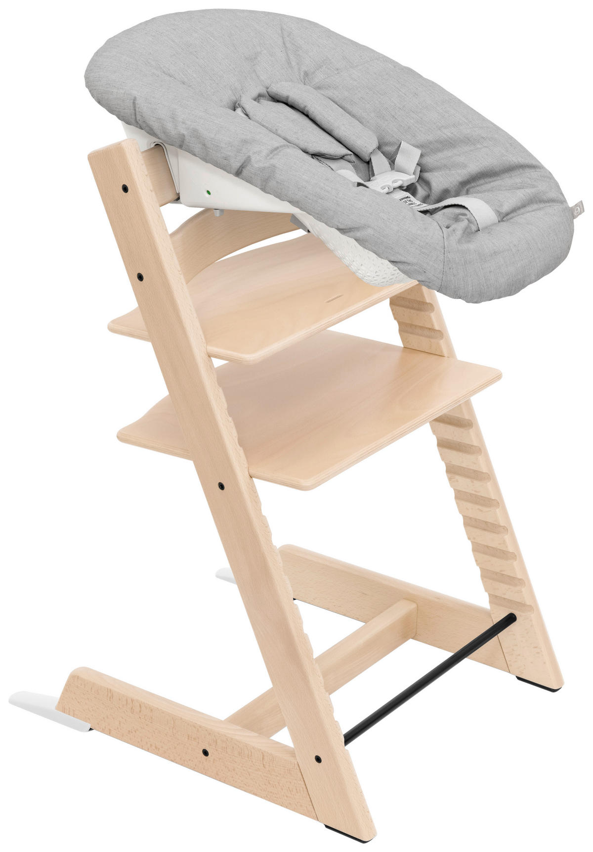 HOCHSTUHL-SET Tripp Trapp Bundles  - Naturfarben, Basics, Holz (87/65/46cm) - Stokke