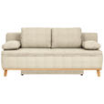 SCHLAFSOFA  in Webstoff Beige  - Beige/Naturfarben, KONVENTIONELL, Holz/Textil (203/95/96cm) - Venda