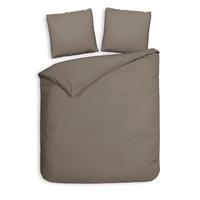 BETTWÄSCHE Punto Makosatin 200/200 cm  - Taupe, Basics, Textil (200/200cm)