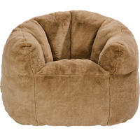 SITZSACK Soft and Cozy Webpelz Uni Braun  - Braun, Trend, Textil (76/66/73,5cm) - Jimmylee