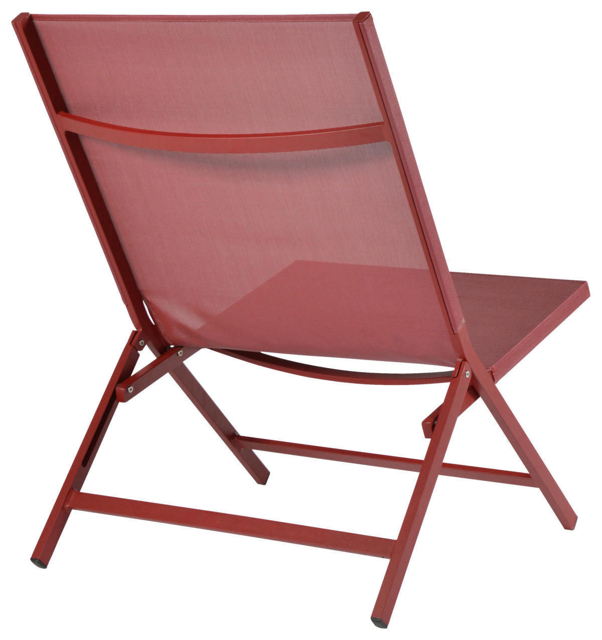 KLAPPSESSEL Netzbespannung Rot  - Rot, Design, Textil/Metall (80/70/88cm) - Ambia Garden