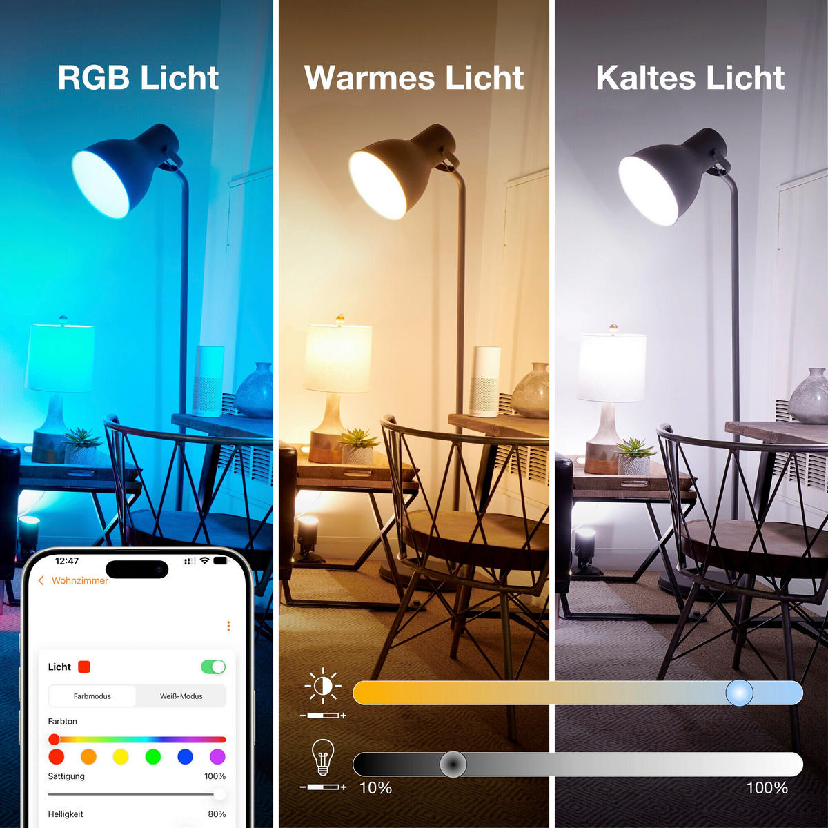LED-LEUCHTMITTEL GU10 4,7 W 350 lm  - Silberfarben, Basics, Glas (5/5,4cm) - Osram