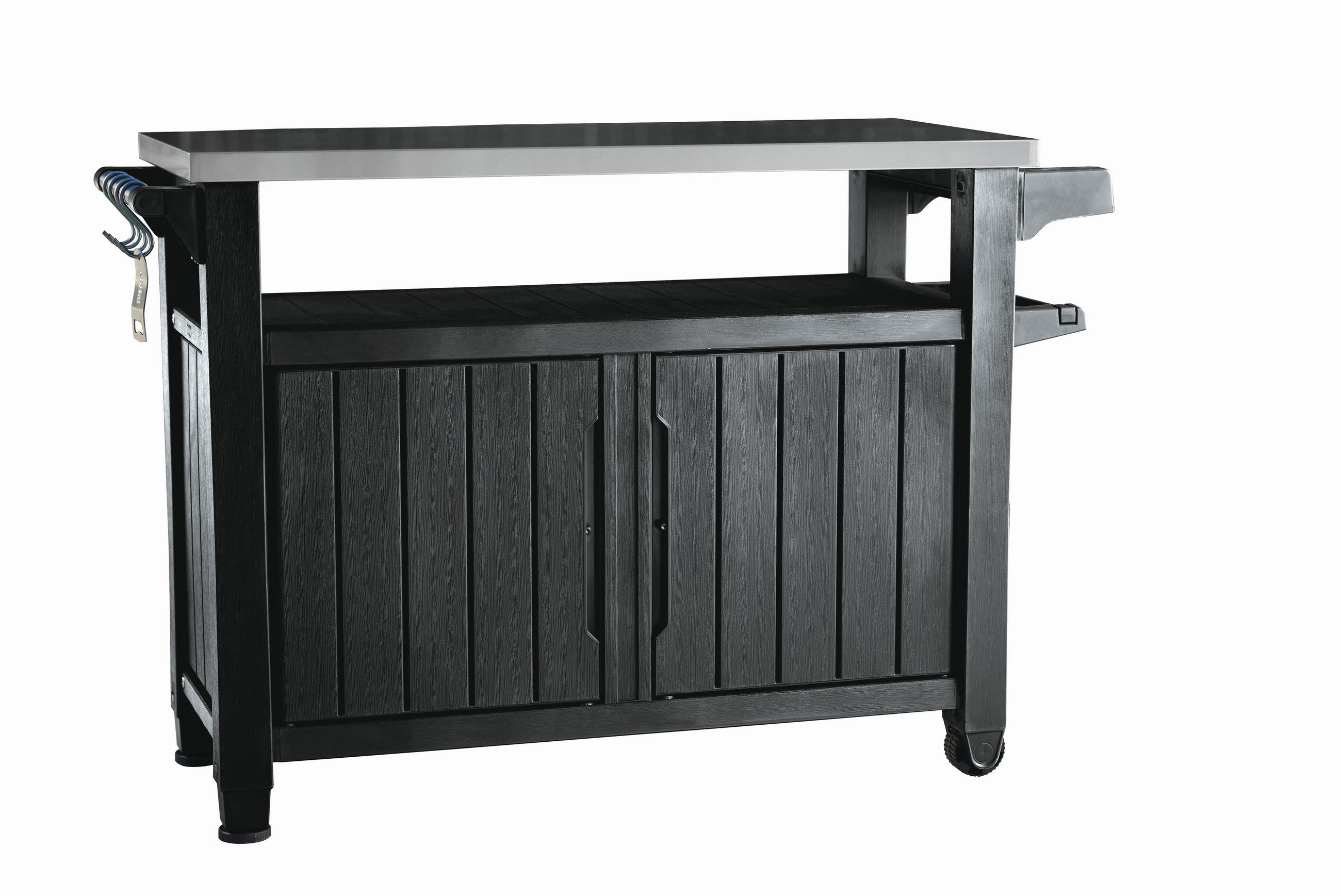 ZÁHRADNÝ BAROVÝ STÔL  - grafitová, Design, kov/plast (134/90/52cm) - Ambia Garden