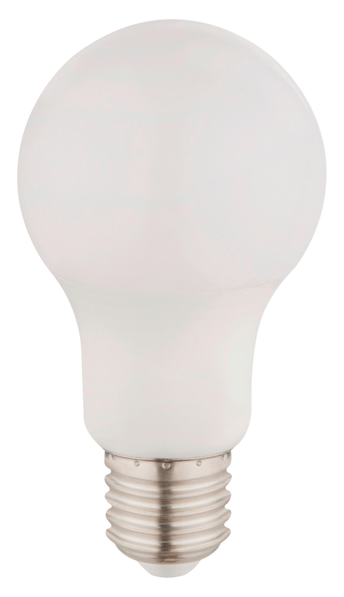 LED IZZÓ   9 W E27  - opál, Design, műanyag/fém (6/11cm)