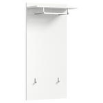 GARDEROBENPANEEL  in 55/114/27 cm  - Weiß Hochglanz/Weiß, Design, Holzwerkstoff (55/114/27cm) - Xora