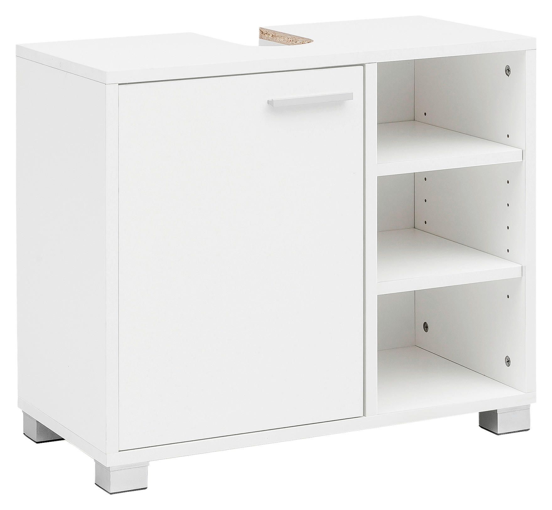 TVÄTTSTÄLLSUNDERSKÅP 60/55/32 cm vit 55/60/32 cm