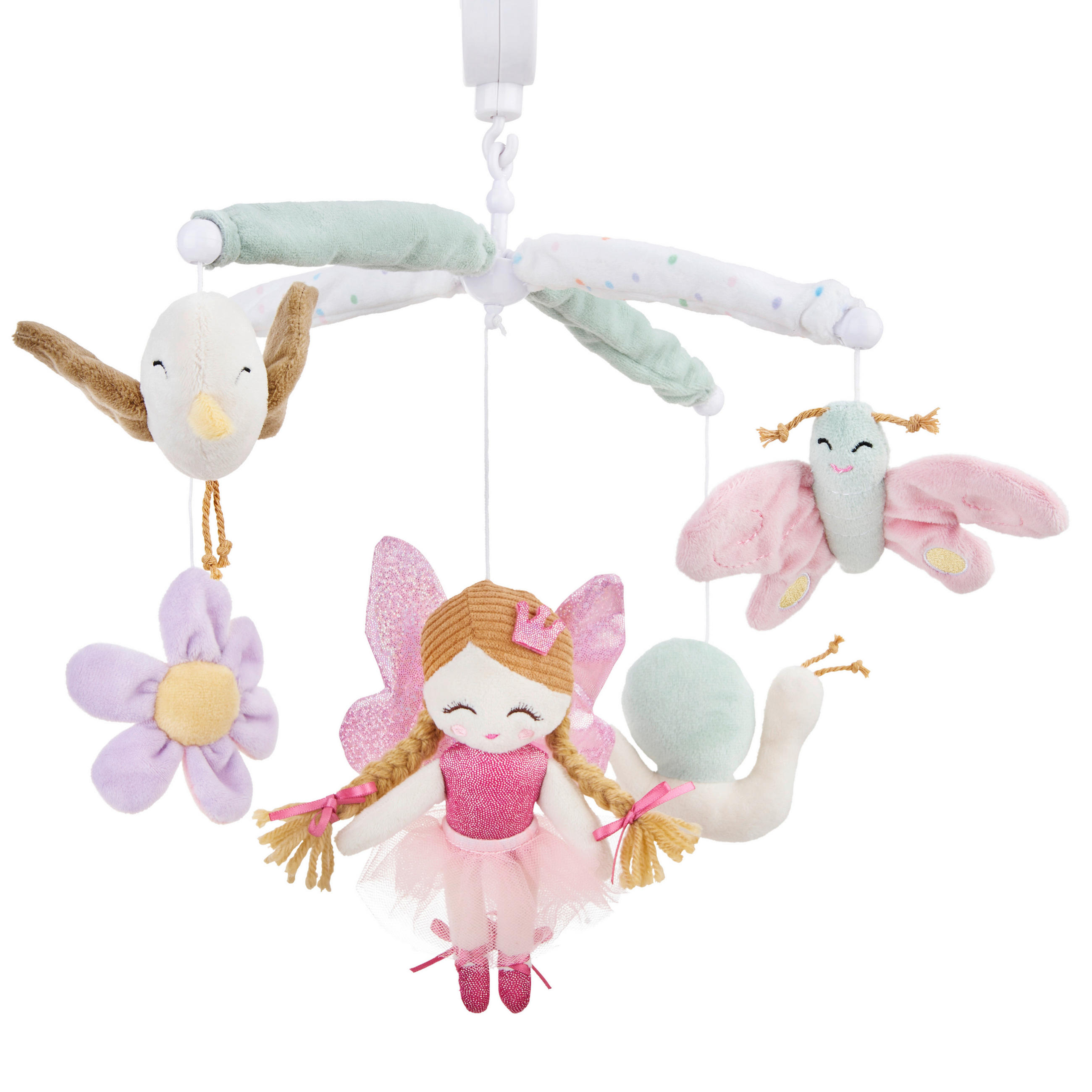 MOBILE Feen Garden  - Multicolor, Trend, Kunststoff/Textil (32/32cm) - Patinio