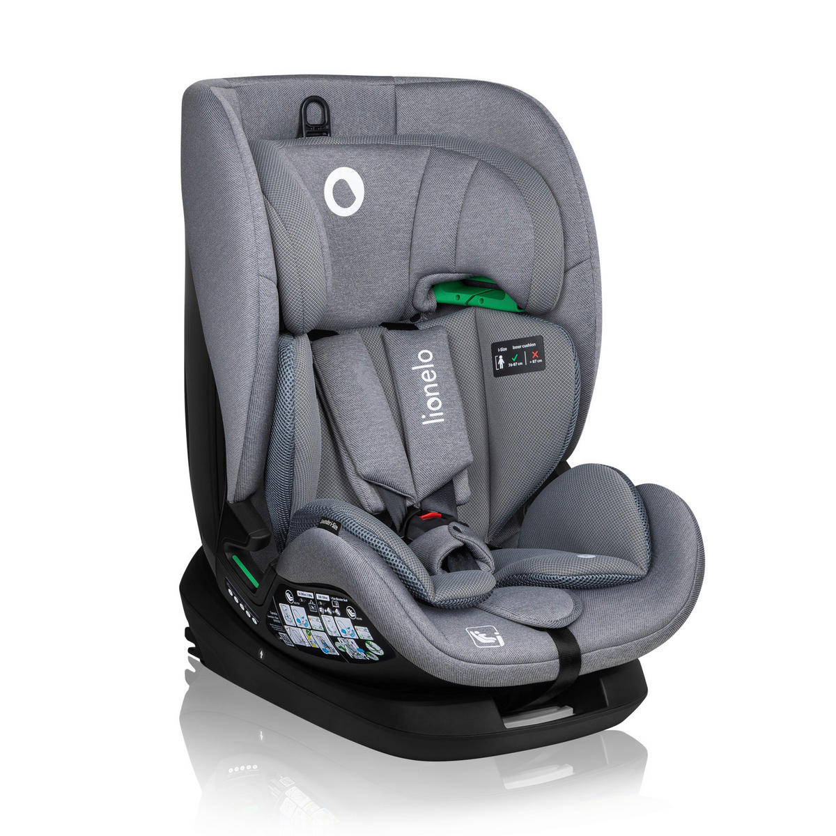 KINDERAUTOSITZ Lavender i-Size  - Hellgrau, Basics, Kunststoff (43,5/52,2/63,5cm) - Lionelo