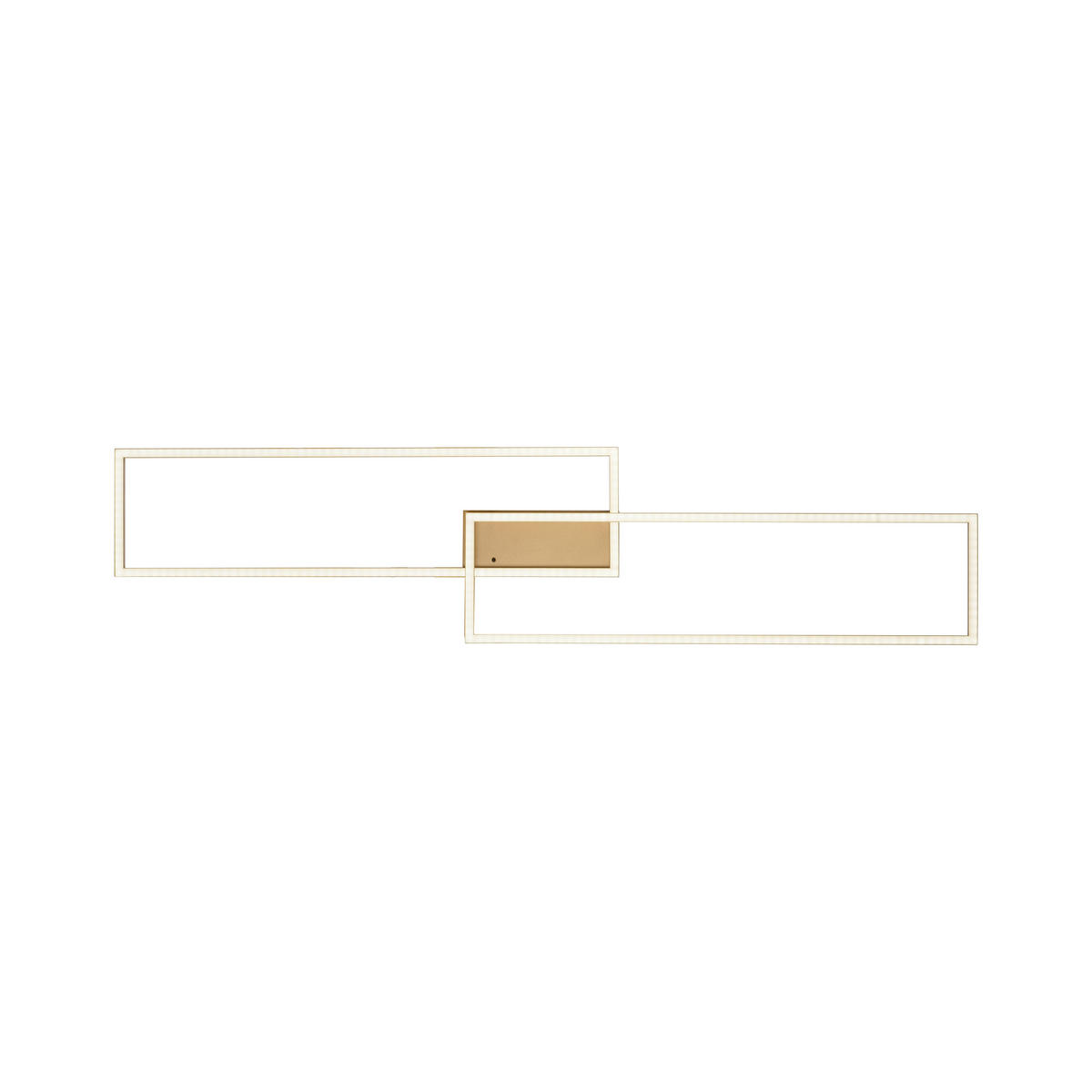 LED SVJETILJKA STROPNA  - boje mjeda, Design, metal/plastika (110,5/25,2/7,2cm)