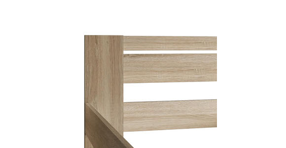 BETT 120/200 cm  in Sonoma Eiche  - Sonoma Eiche, KONVENTIONELL, Holzwerkstoff (120/200cm) - Carryhome