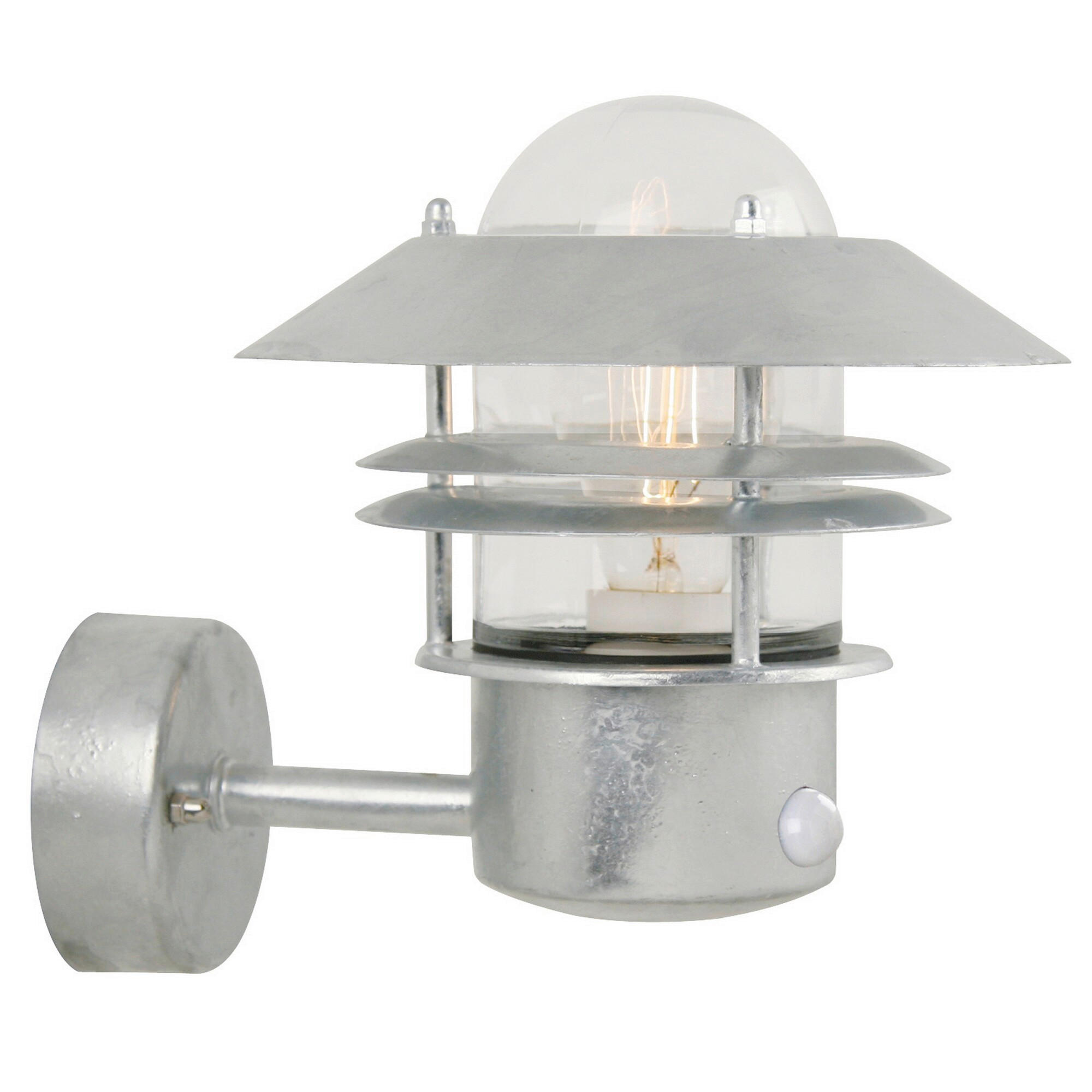 AUßENWANDLEUCHTE 25/23 cm   - Zinkfarben, KONVENTIONELL, Metall (25/23cm) - Nordlux