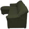 ECKSOFA Grün Webstoff  - Schwarz/Grün, KONVENTIONELL, Textil (142/233cm) - MID.YOU
