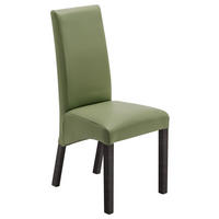 STUHL  in Lederlook Textil  - Dunkelgrün/Buche Kolonial, KONVENTIONELL, Holz/Textil (47/102/57cm) - Carryhome